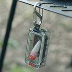 boîtes pêche transparentes accessoires carpe outils hameçons leurre pratique compactes boucle verrouillage paillettes crochets