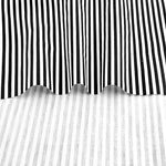 tissu coton noir blanc rayures moderne patchwork quilt drap lit haute absorption crafts bricolage