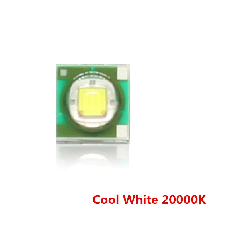 Diodes led 3w vert jaune 3000k 6500k emballage plastique moderne projecteur bricolage