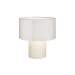 lampe sol moderne blanc abat jour texture grunge led minimaliste interrupteur bouton