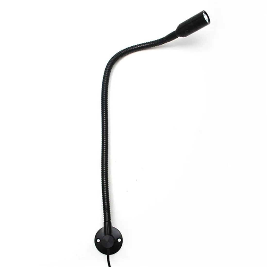 lampe flexible industrielle led noir argent interrupteur câble usb moderne travail réparation