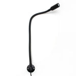 lampe flexible industrielle led noir argent interrupteur câble usb moderne travail réparation