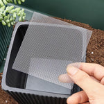 grille filtrante blanche maille fine adhésive pratique plantes 5cm 7.5cm 10cm pack20pc