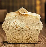 boîtes dragées rouge dentelle vintage élégantes 50 pièces carton opaques anniversaire mariage baptême