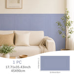 panneau mural moderne autocollant texture bois 45x90cm couleurs vert rose bleu gris jaune olive