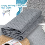 tissu anti dérapant acrylique industriel motif cercles gris tapis antibactérien matériaux bricolage