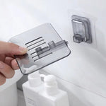 porte savon mural transparent adhésif moderne vert marron noir blanc