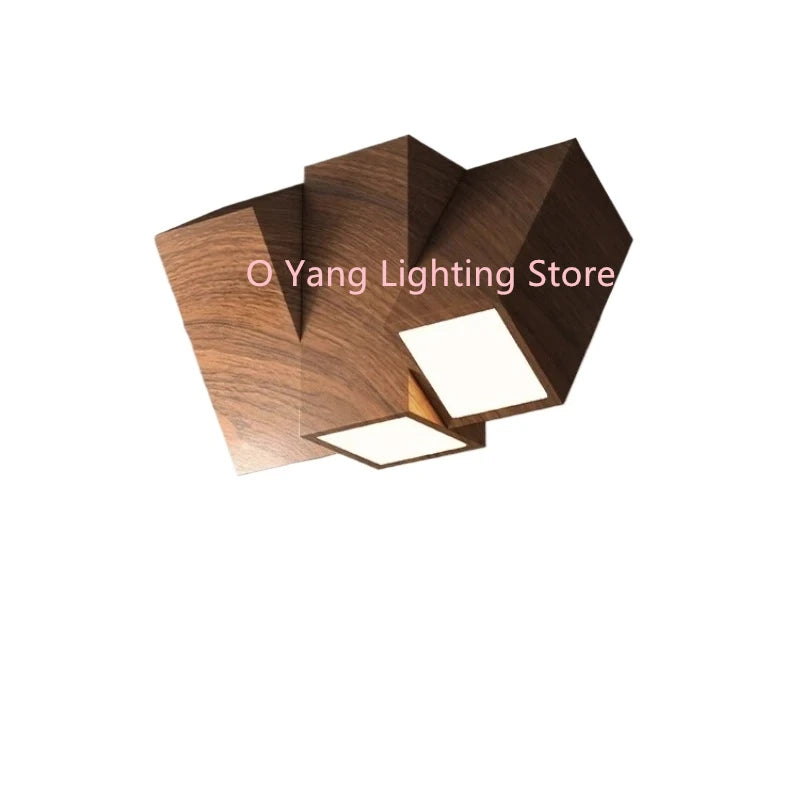 lampe bois naturel moderne géométrique lumière chaude autonome certification CCC CQC UL