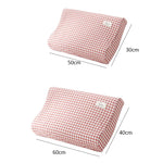 taie d'oreiller coton solide couleur rouge bleu gris vert rose moderne minimaliste 30x50cm 40x60cm