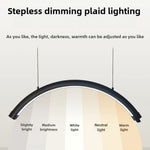 lampe salon led réglable noir blanc rose moderne minimaliste suspension chambre