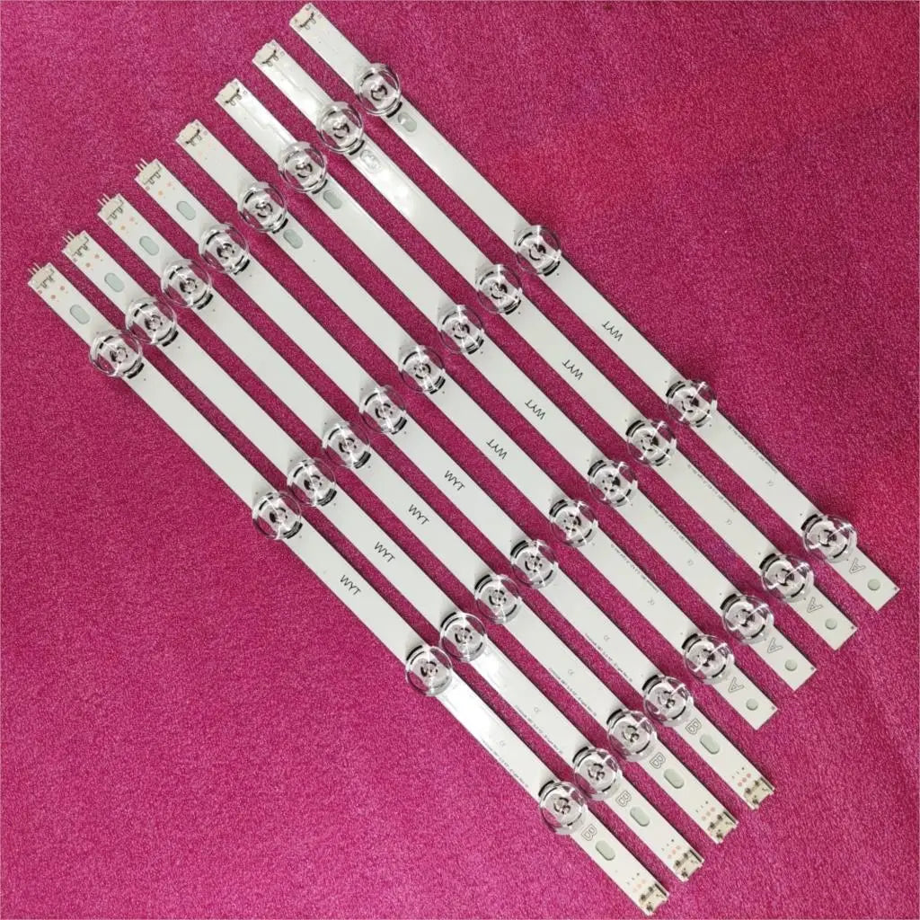 bandes led blanc modernes connecteurs aluminium opaques éclairage téléviseur remplacement reparations