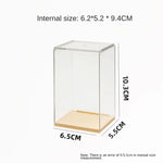 présentoirs transparents empilables moderne boîtes petites peluches support vert