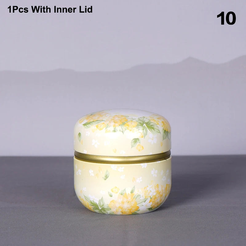 pot thé verre vintage poignée motif fleurs boisson rangement