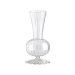 vases transparents rayures verticales classiques fleurs artificielles verre cristalintérieur pot fleur hydroponique arrangement table