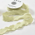 rubans organza rayés texturés couleur unie rose bleu orange beige floral 100 polyester