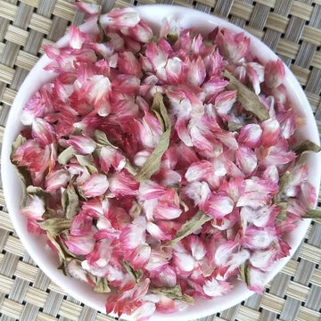 pétales séchées naturelles finement détaillées rose blanc vert clair bricolage bijoux résine artisanat bougie