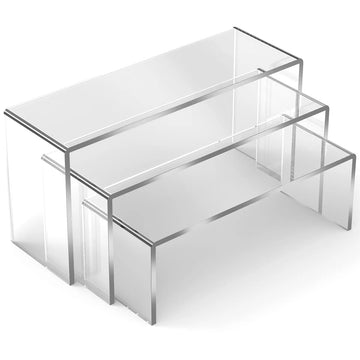 présentoir acrylique transparent moderne support cupcake parfum décoration salon pièces
