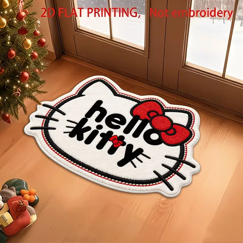 tapis dessin animé hello kitty multicolore antidérapant résistant salle bain maison intelligente couloir
