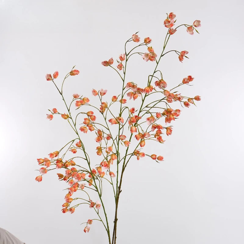 branche artificielle fleurs soie orange rose blanche 109cm naturel intérieur événements decoration