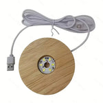 lampe table moderne bois naturel câble blanc led 6000k 3000k interrupteur usb rechargeable contemporain