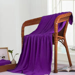 serviette bain microfibre séchage rapide motif uni moderne pâques rose orange rouge bleu violet
