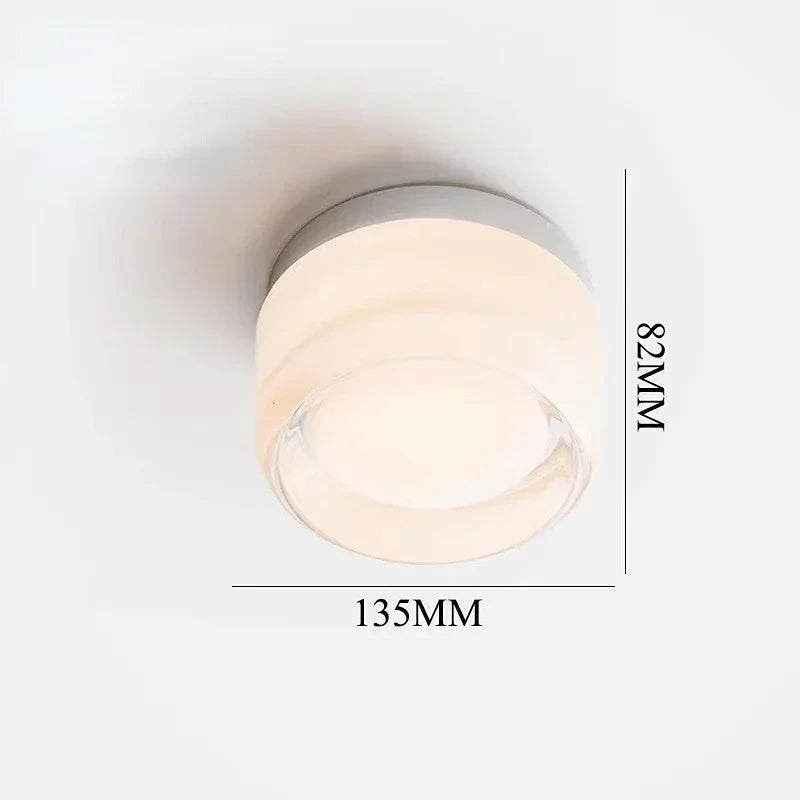 applique murale led ronde moderne blanc rayures horizontales adhésif chambre salon echangetable