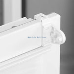supports rideau plissé adhésif blanc moderne fixations rideau plissé accessoire rideau chanvre