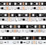 ruban led flexible 30 48 60 leds noir blanc adhésif moderne imprimé composants électroniques