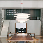 suspension lumineuse moderne blanc marbré opaque nordique fixée câbles lumière neutre chambre salon