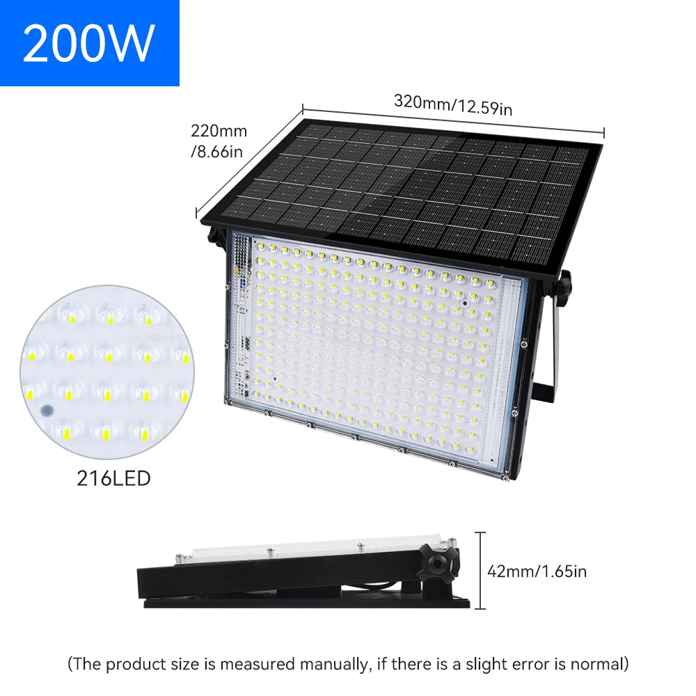 projecteur solaire led ip65 portable clip mural poignée ajustable moderne batterie noir