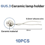 spots led plafonnier blanc carré moderne montage arrière douille gu10 gu5.3 céramique fixe 90