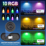 applique murale solaire noire moderne ip65 rgb lumiere exterieure automatique 60lumens