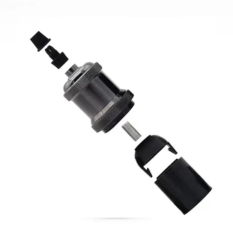ampoule vis e27 or cuivre argent noir lisse brillant moderne industrielle fixée vis douille