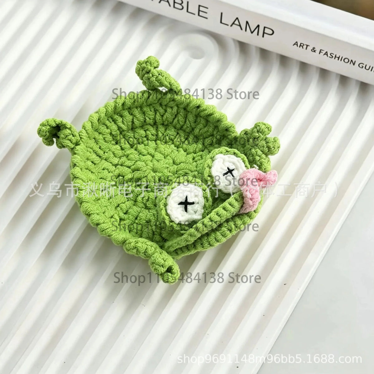 coasters crochetés motif animaux multicolores créatifs respectueux environnement tapis coussinets moderne