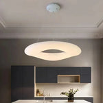 suspension lumineuse moderne acrylique blanc 20cm 30cm 46cm 53cm 75cm 91cm