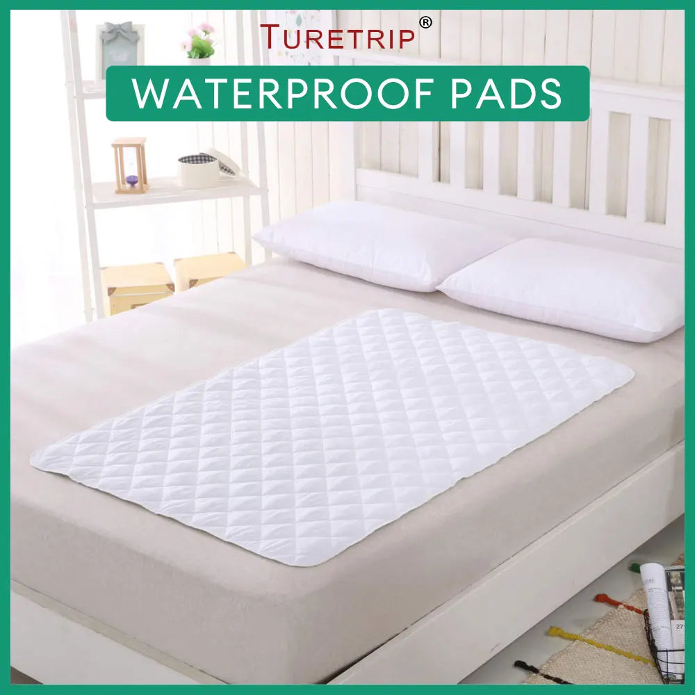 coussin protection imperméable blanc quilté moderne enfant lit 50x70cm 70x90cm