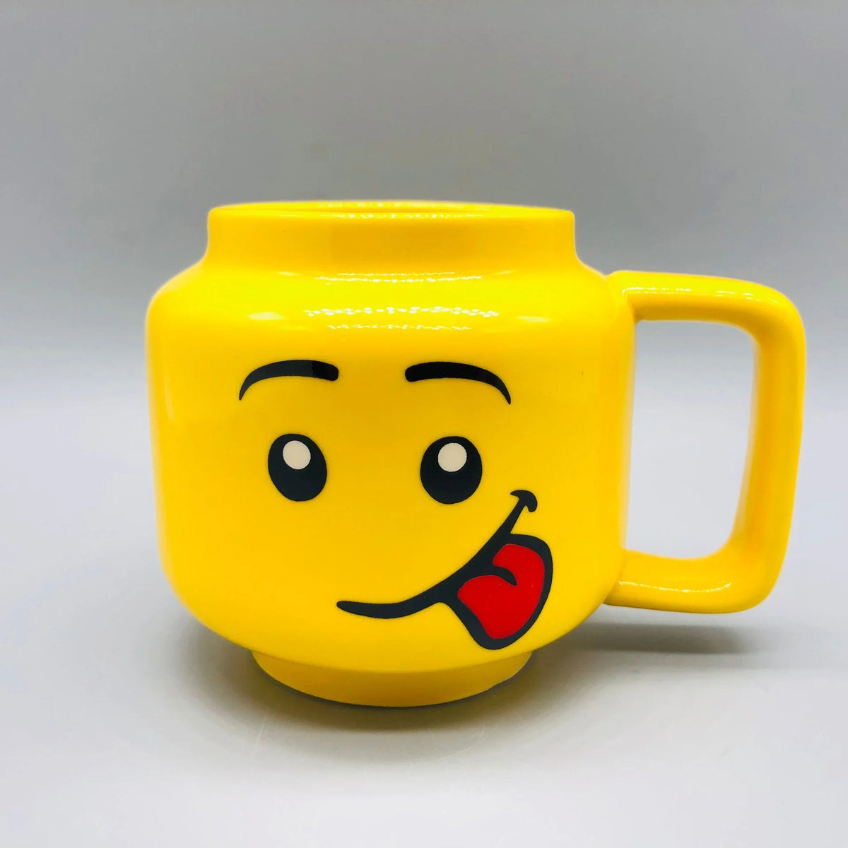 tasse dessin animé sourire jaune poignée creative cartoon cadeau enfant