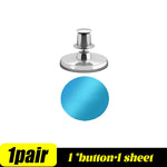 aimants magnétiques argentés modernes rideaux 17mm 20mm 25mm métal fixations murales