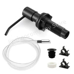 distributeur savon liquide moderne or noir acier inoxydable rotatif facile kit tuyau fixations