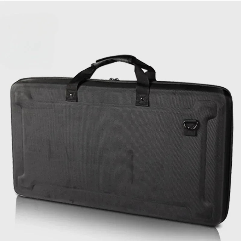 sac main noir polyestère moderne poignées tridimensionnel protection dj controller portable rangement articles divers