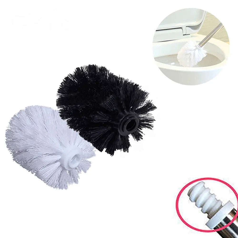 brosse wc conique poils synthétiques tête dense blanc noir hygiène utilitaire toilette