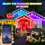 guirlande lumineuse led multicolore ip67 adhésif moderne 24v controle bluetooth 15m 30m 60m