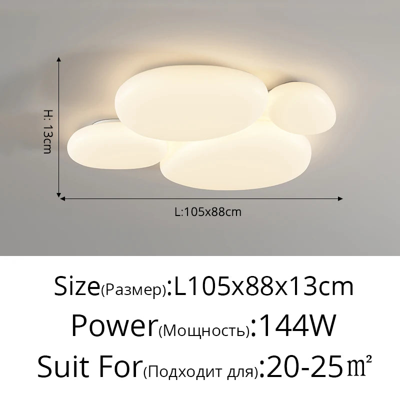 plafonnier led moderne minimaliste acrylique blanc fixation circulaire ovale éclairage quotidien contemporain