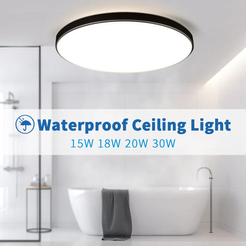 lampe moderne blanc 18w 20w 30w 220v éclairage quotidien ultrafine led