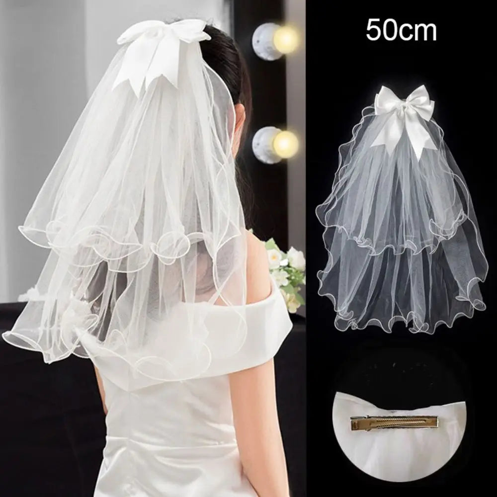 voile mariée blanc translucide détails floraux classique clips inclusion élégant