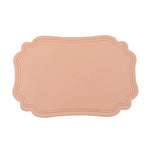 tapis table rectangulaire polyester motif points décoration cuisine salle manger classique