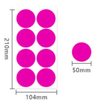 autocollants ronds multicolores 100 pièces stickers adhésifs décoration moderne minimaliste