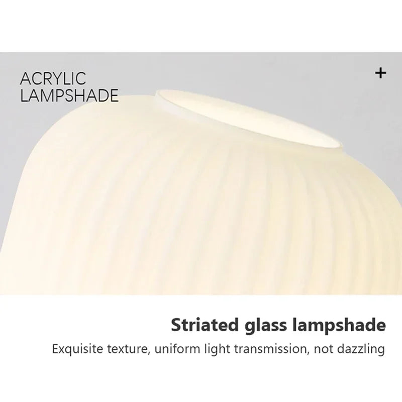 lampe moderne doré strié vis fixée base métallique haute certification sécurité
