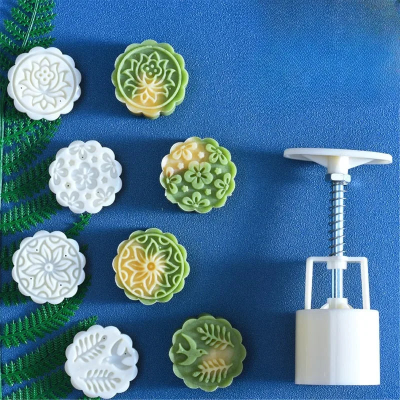 moule biscuits blanc moderne motifs floraux pièces respectueux environnement opaques