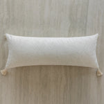 housse coussin adhésive moderne motif floral rectangle 35x90cm polyester decoration adhésif tassel opaque